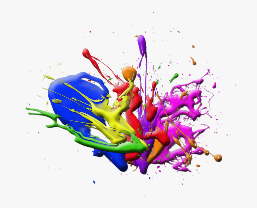 Transparent Splater Png - Png Image Transparent Background Paint, Transparent Clipart
