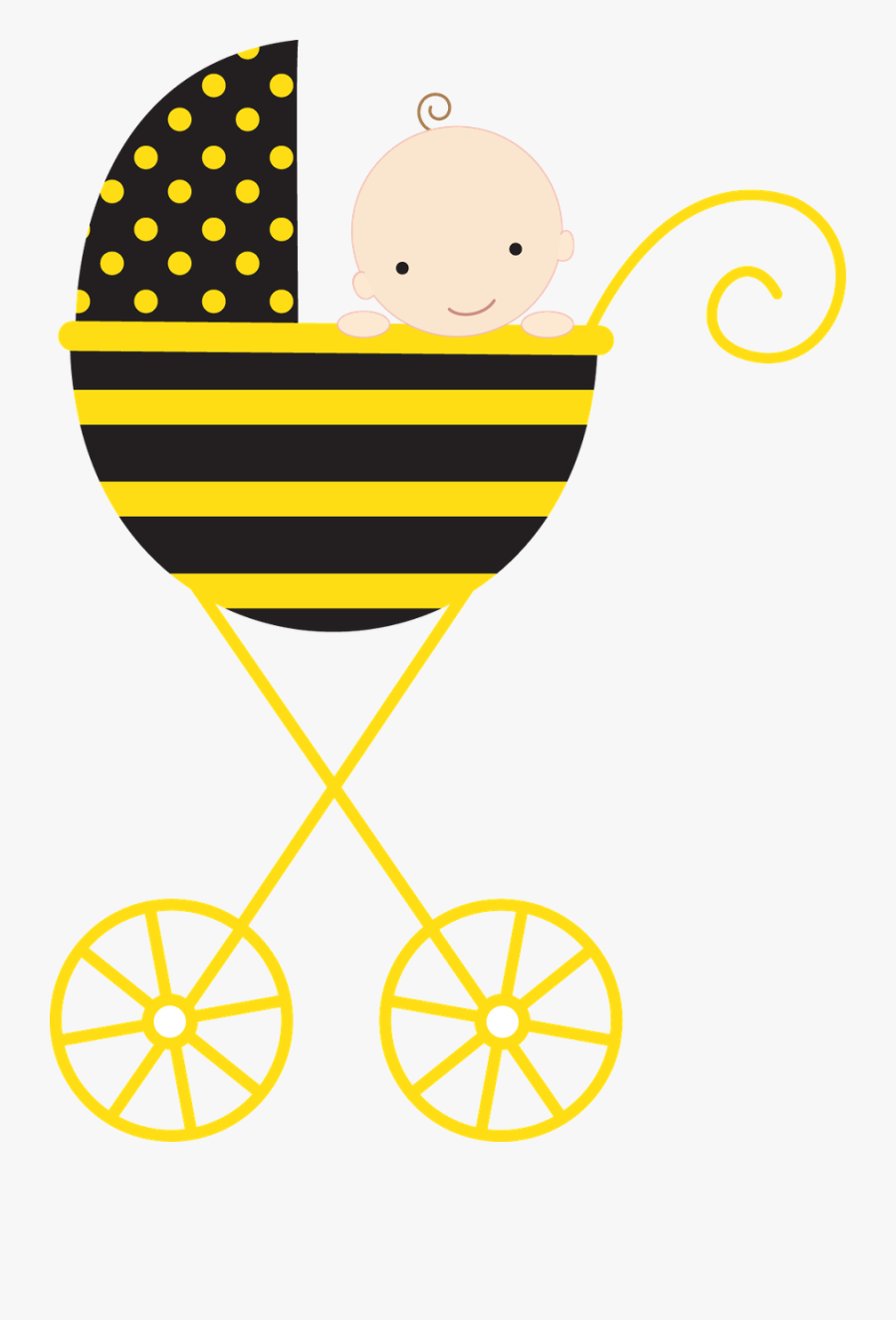 Beb Menino E Menina - Bumblebee Baby Clip Art, Transparent Clipart