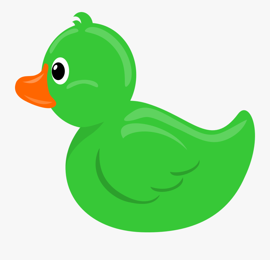 Rubber Duck Green - Green Rubber Duck Clipart, Transparent Clipart