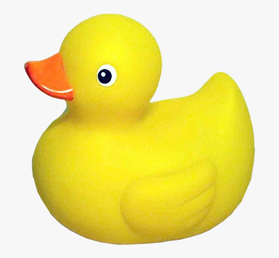 Clip Art Photo - Yellow Rubber Duck, Transparent Clipart