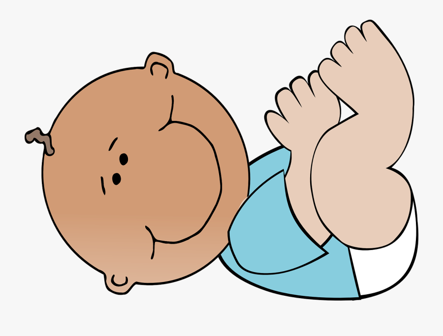 Baby, Blue, Boy, Diaper, Infant, Kid, Child, Suckling - Baby Boy Clip Art, Transparent Clipart
