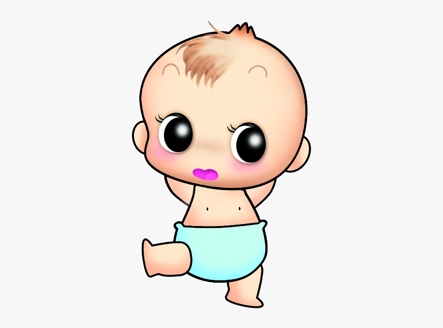 Cute Baby Wearing Nappy - Cute Baby Clipart Png, Transparent Clipart