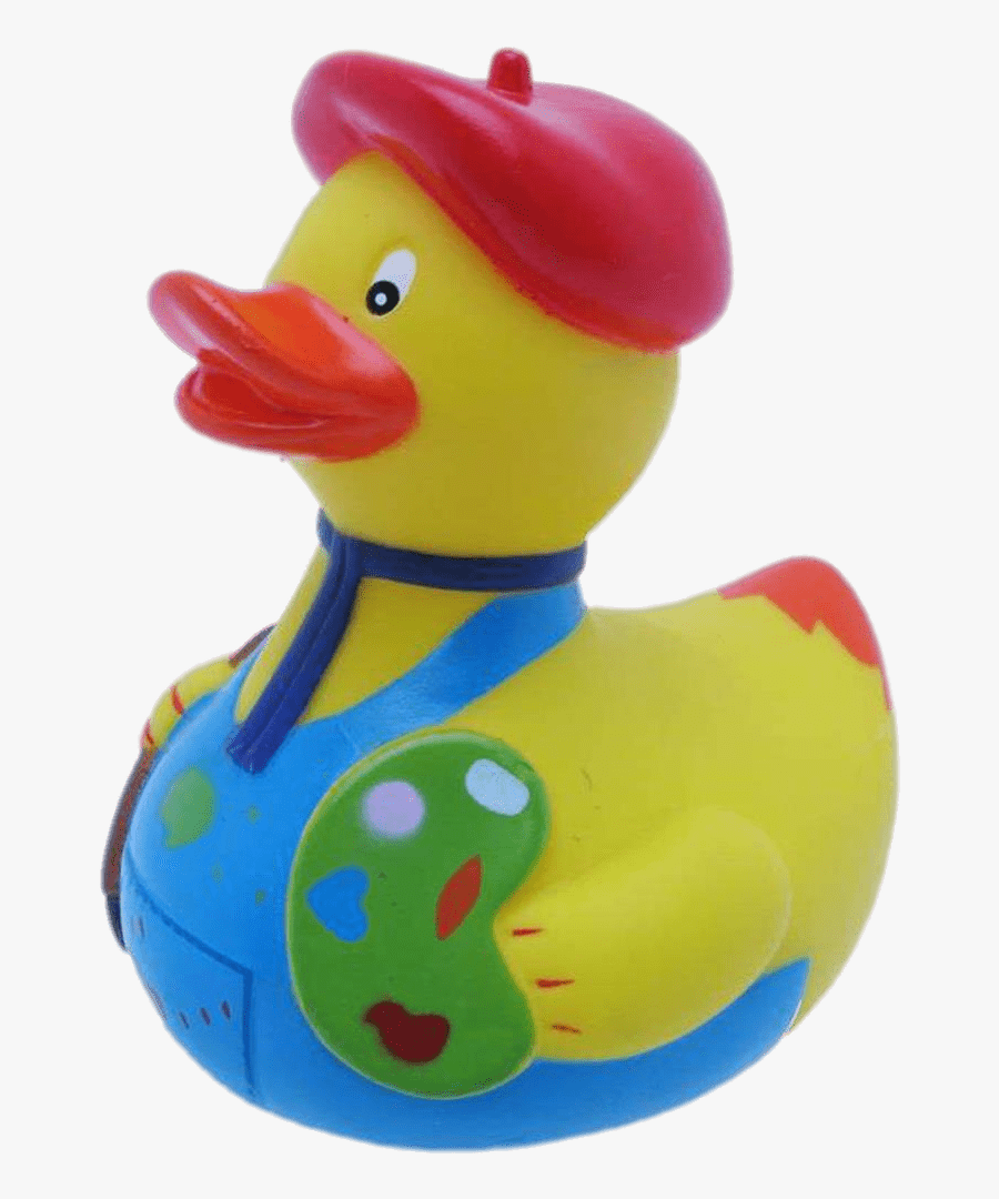 Artist Rubber Duck Clip Arts - Artist Rubber Duck, Transparent Clipart