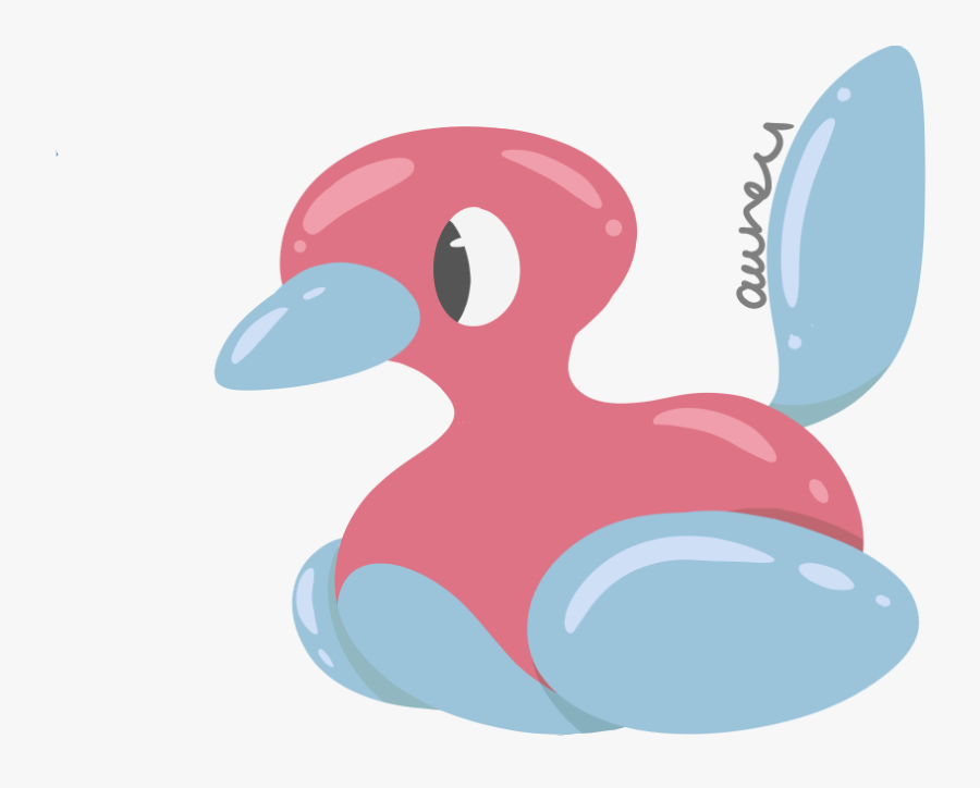Transparent Rubber Ducky Clipart - Porygon Rubber Duck, Transparent Clipart