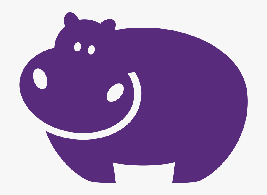 Image Freeuse Diapers Clipart Purple - Purple Hippo Logo Png, Transparent Clipart