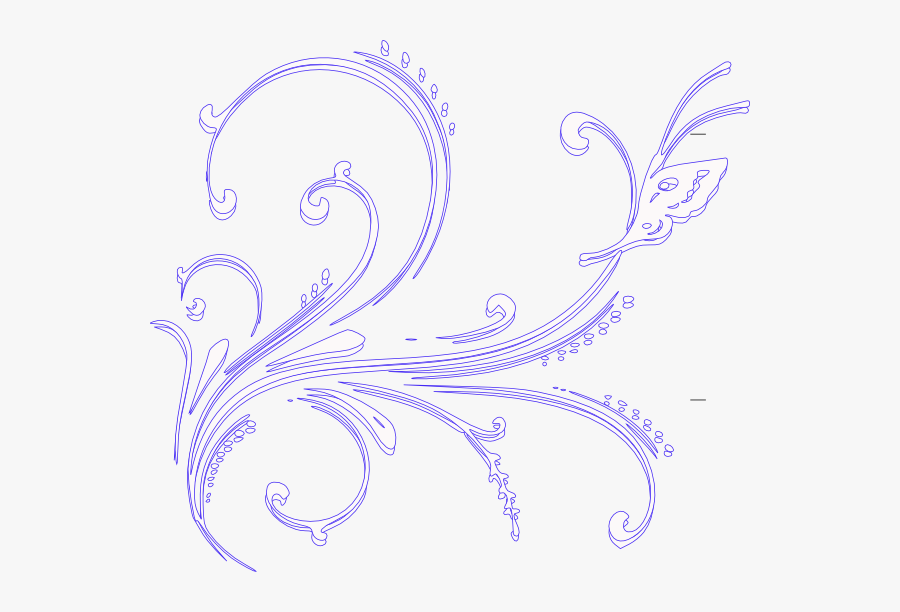 Free White Flourish Clipart, Transparent Clipart