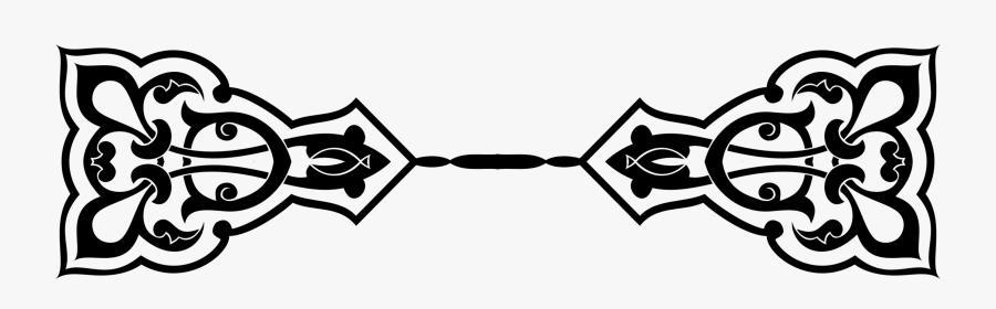 Transparent Flourish Clipart - Footer And Header Artwork Png, Transparent Clipart