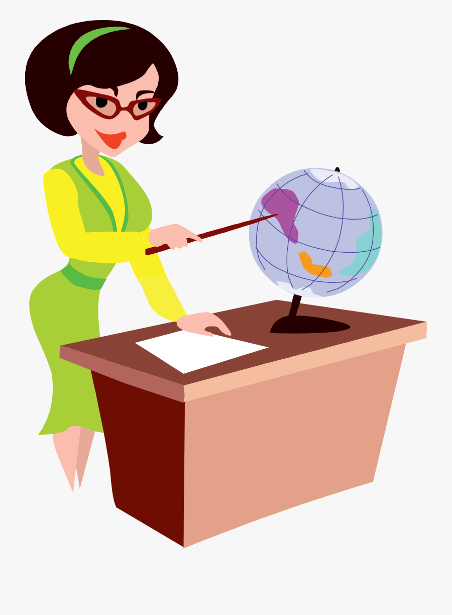 Teacher Education School Clip Art - Teacher Cartoon Gif Png, Transparent Clipart