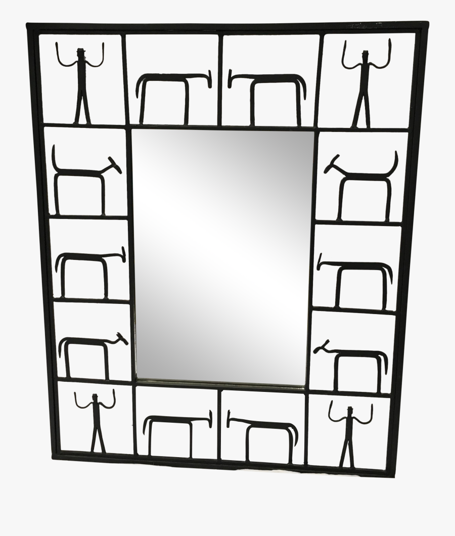 Squares Clipart Square Mirror - Line Art, Transparent Clipart