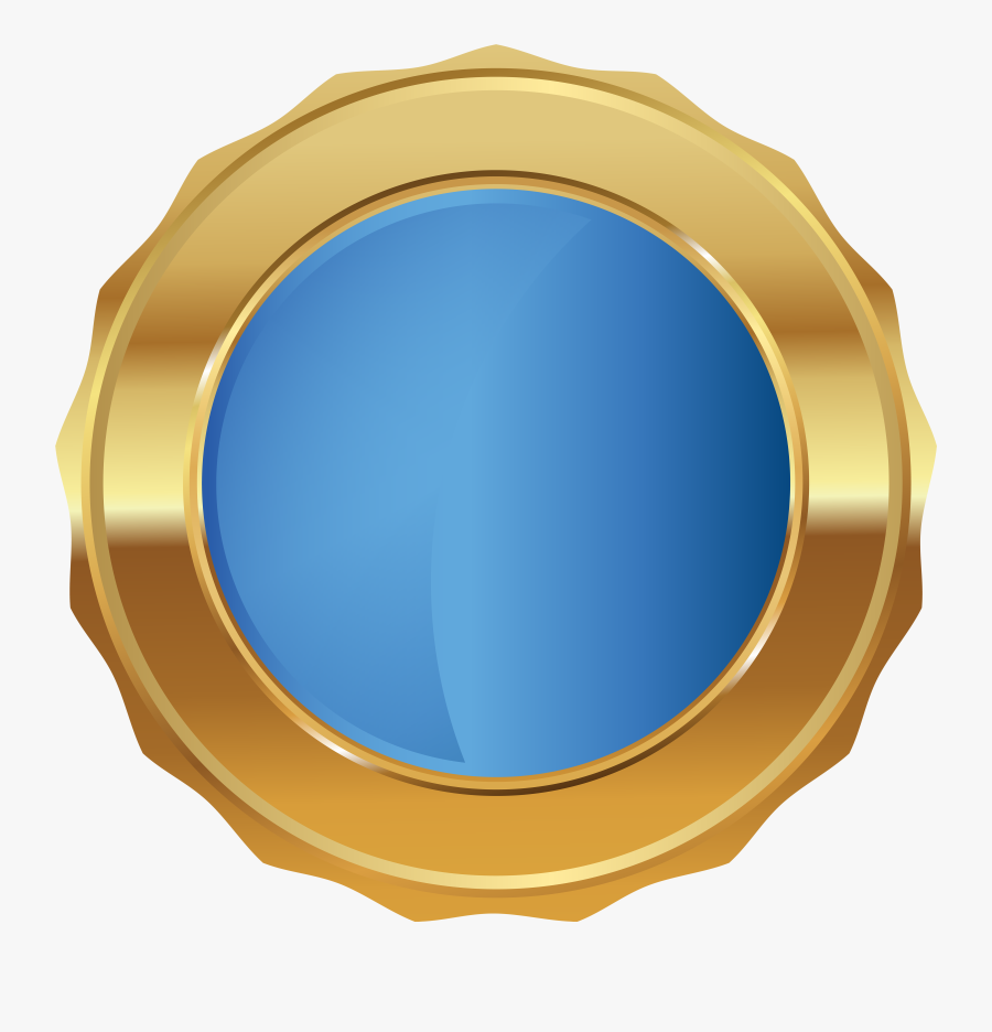 Art Images, Seal, Badge, Clip Art, Frames, Art Pictures, - Gold Seal Badge Png Transparent Clip Art, Transparent Clipart
