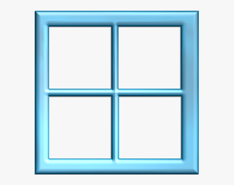 Square Clipart Light Green - Window Square Design Clipart, Transparent Clipart