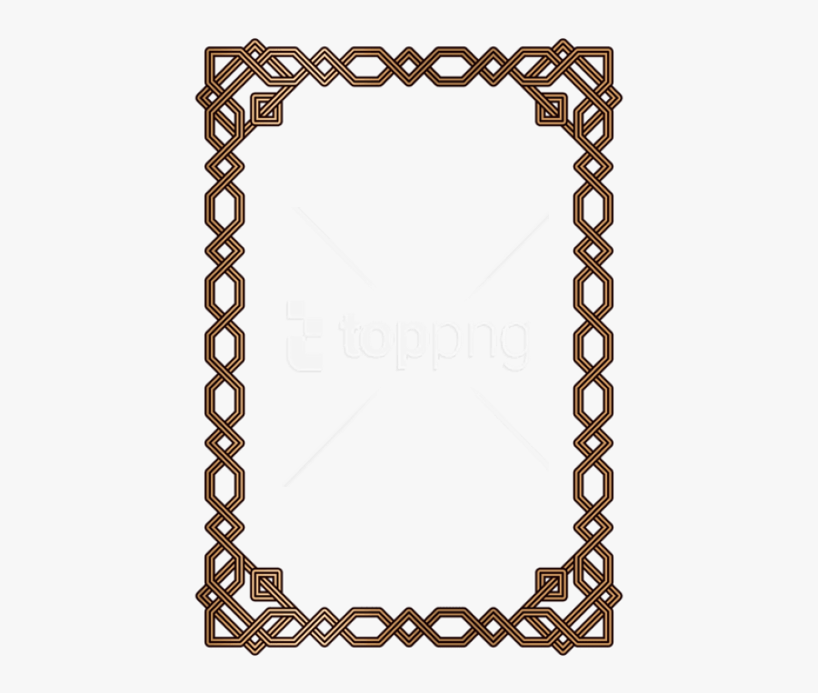 Frame Clipart Border - Rectangle Victorian Frame Vector, Transparent Clipart