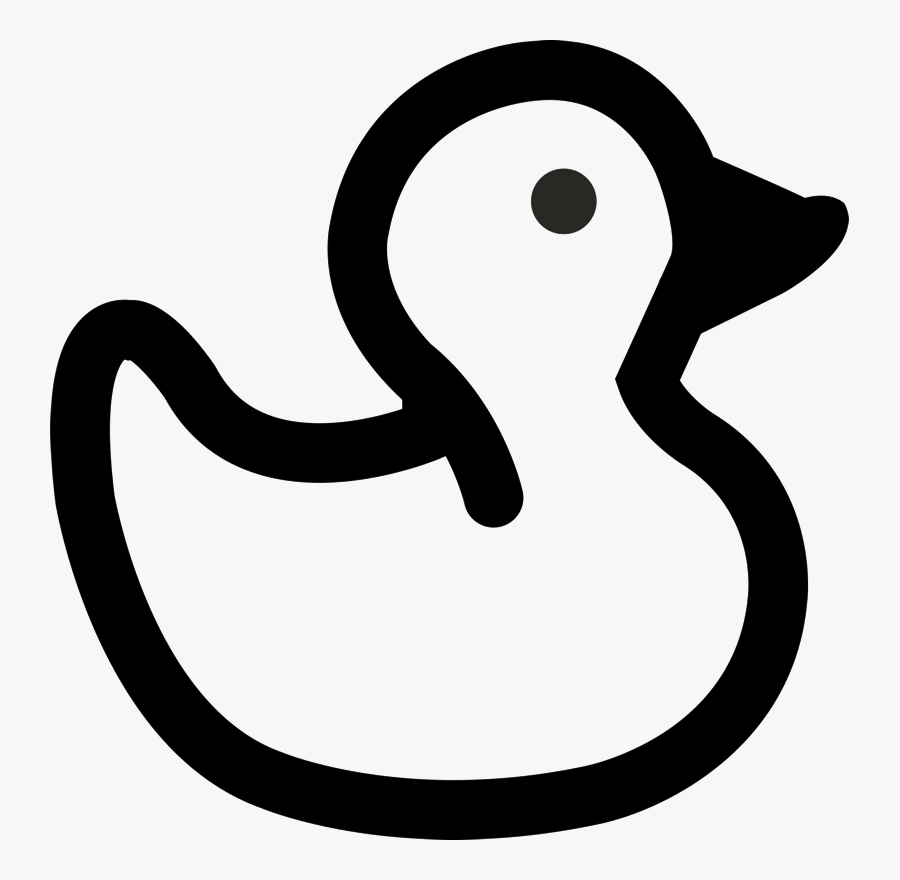Baby Duck Symbol, Transparent Clipart