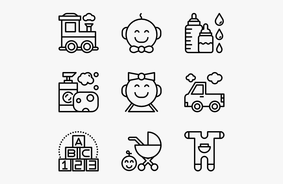 Baby - Algorithm Icon, Transparent Clipart