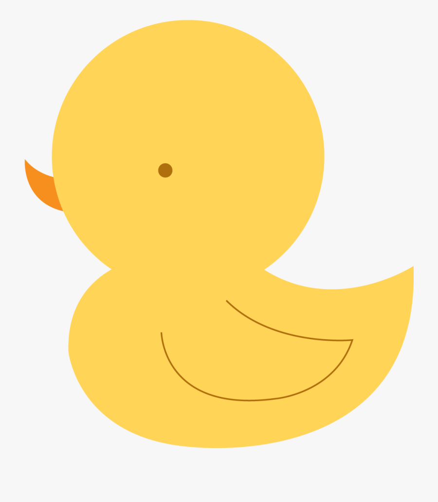 Clipart Baby Rubber Duck - Circle, Transparent Clipart
