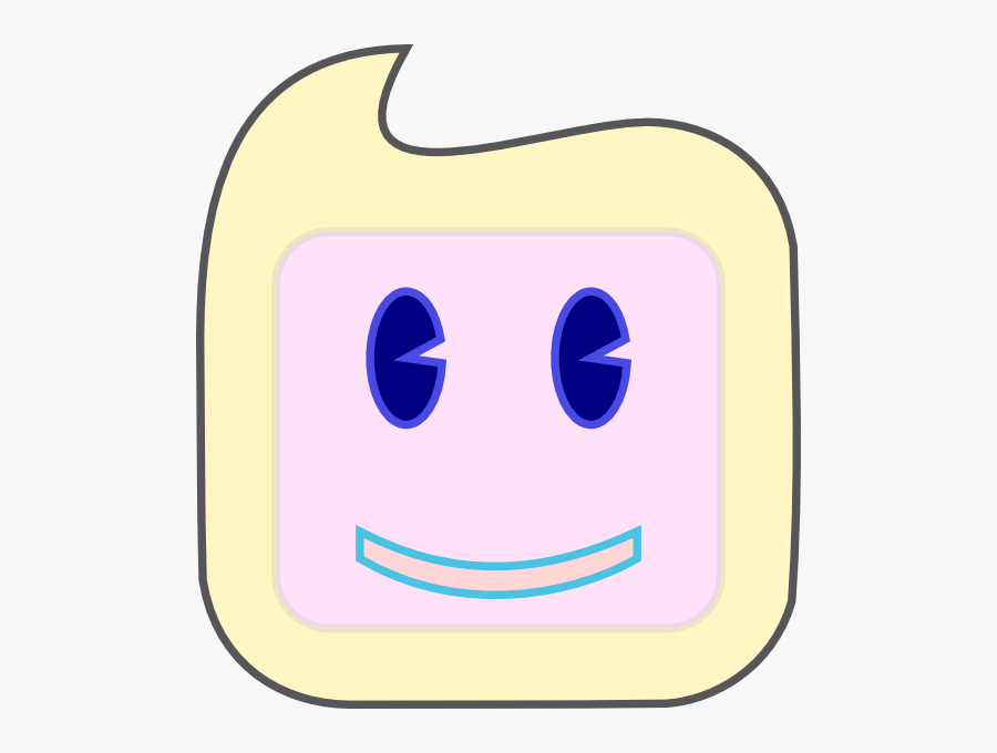 Free Vector Smiley Square Face Clip Art - Square Smiley Face, Transparent Clipart