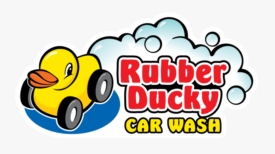Rubber Ducky Car Wash, Transparent Clipart