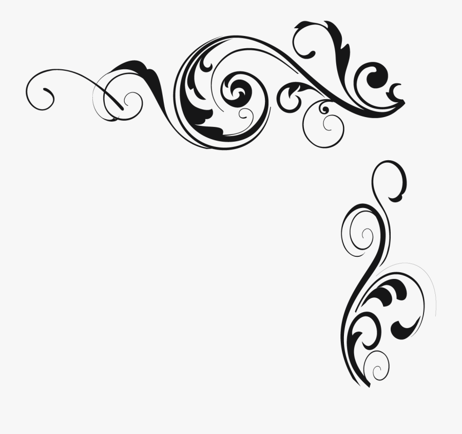 Corner Flourish Png Free Transparent Clipart Clipartkey