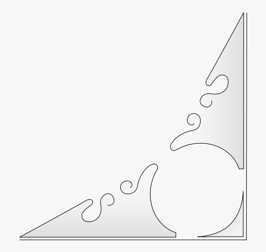 Flourish Three Lower Right Corner 01 - Clip Art, Transparent Clipart