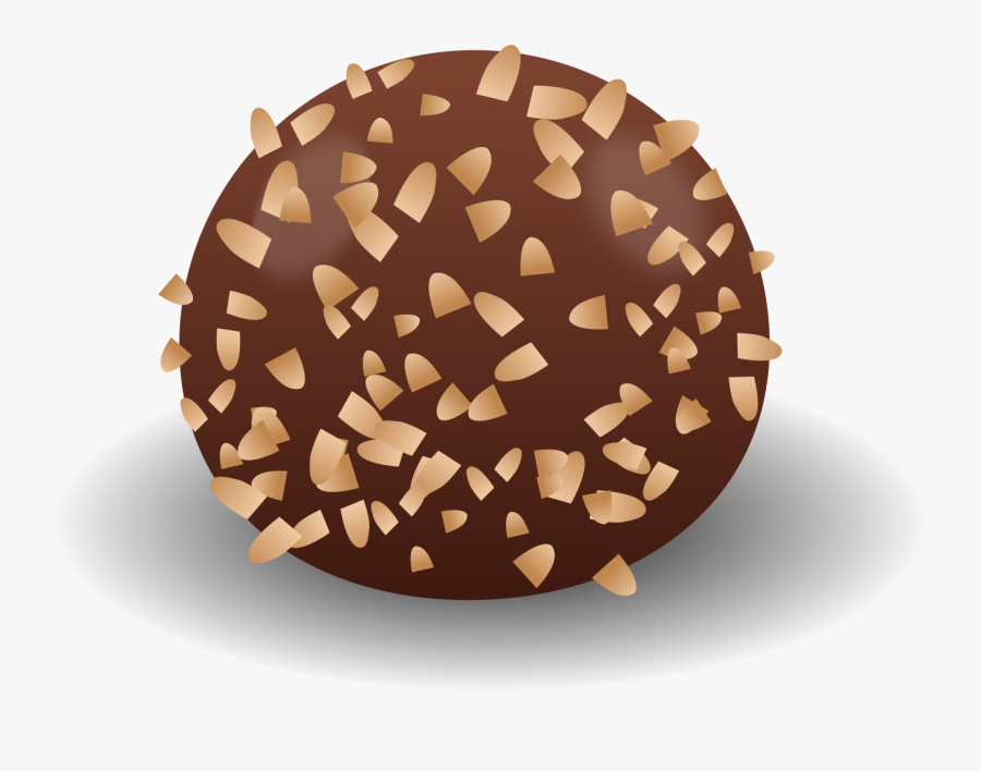 Chocolate Truffle Praline Candy Chocolate Bar Cc - Chocolate Truffle Vector Png, Transparent Clipart