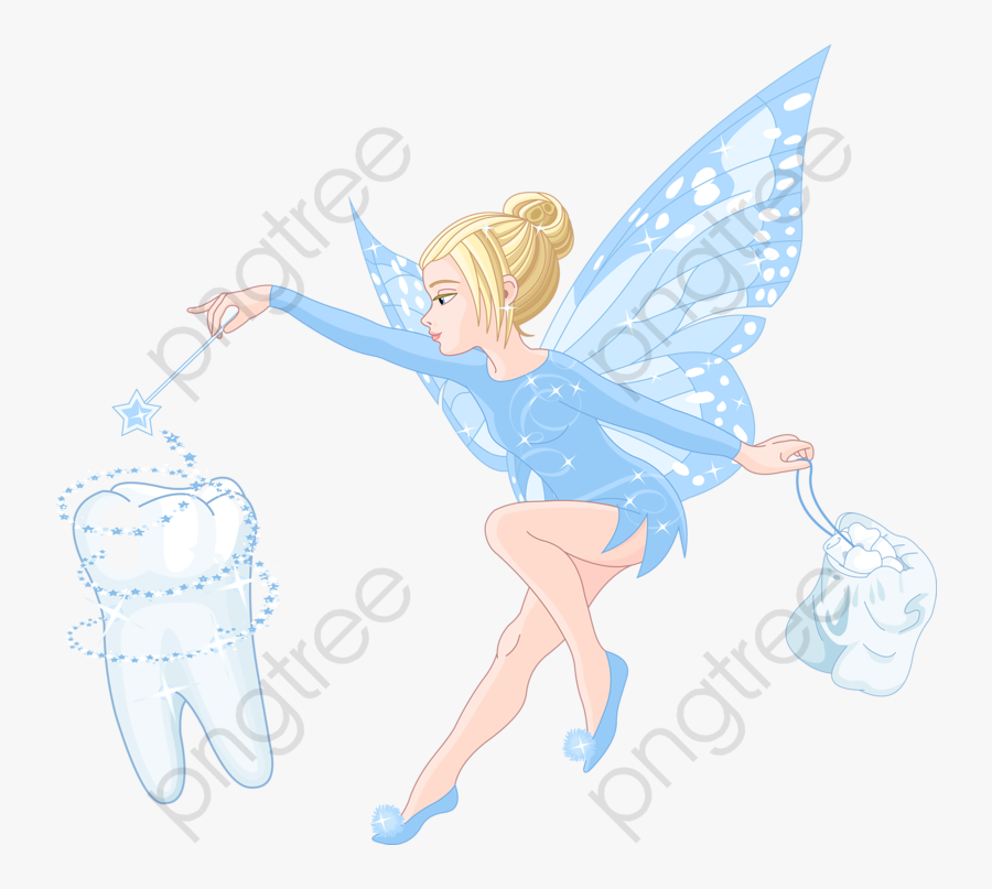 Flower Fairy Dentist - Fogtündér, Transparent Clipart