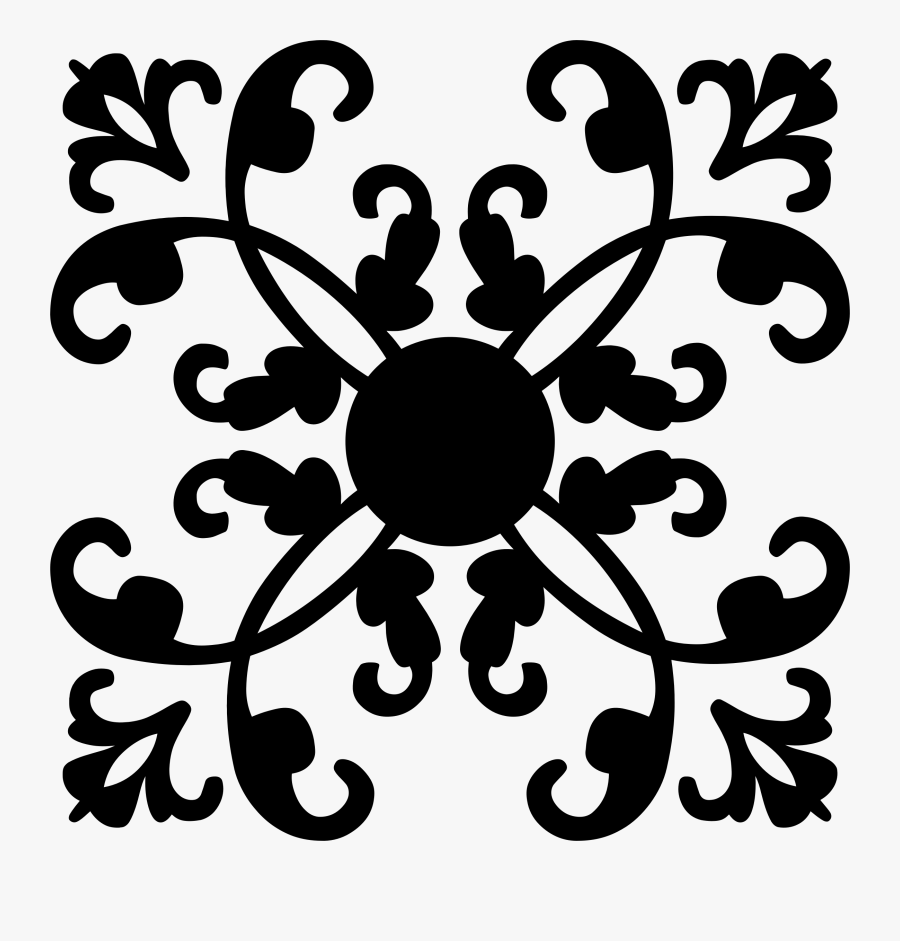 Ornamental Flourish Design Silhouette - Victorian Era Patterns, Transparent Clipart