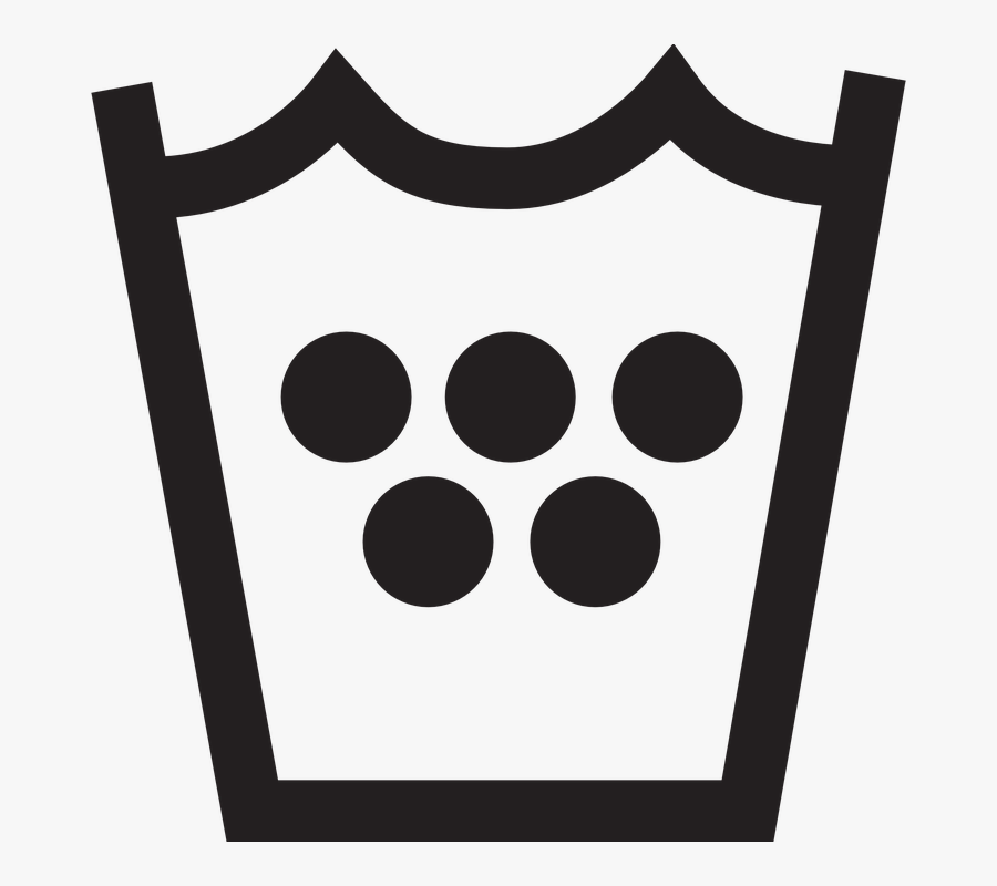 Care Label Symbols Clip Art, Transparent Clipart