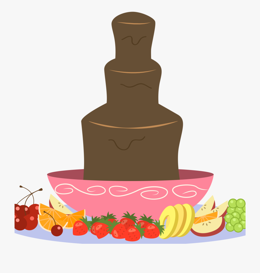 Chocolate Waterfall Clip Art - Chocolate Fountain Clipart Png, Transparent Clipart