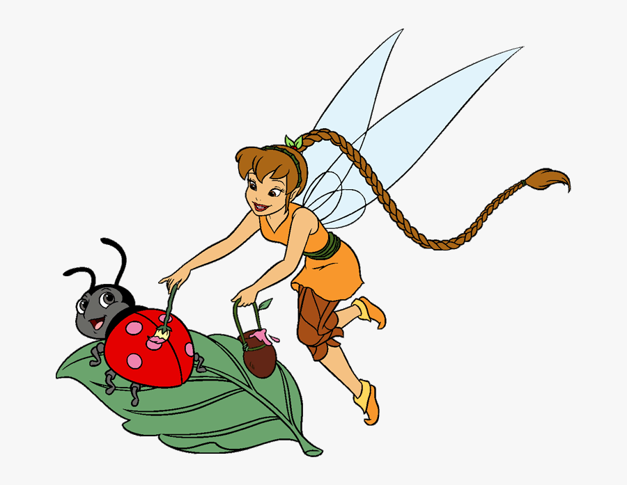 Fairy Clipart Ladybug - Cartoon, Transparent Clipart