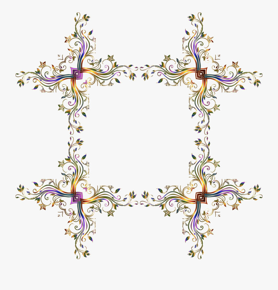 Flourishes Clipart Gold - Ornament Background Website Png, Transparent Clipart