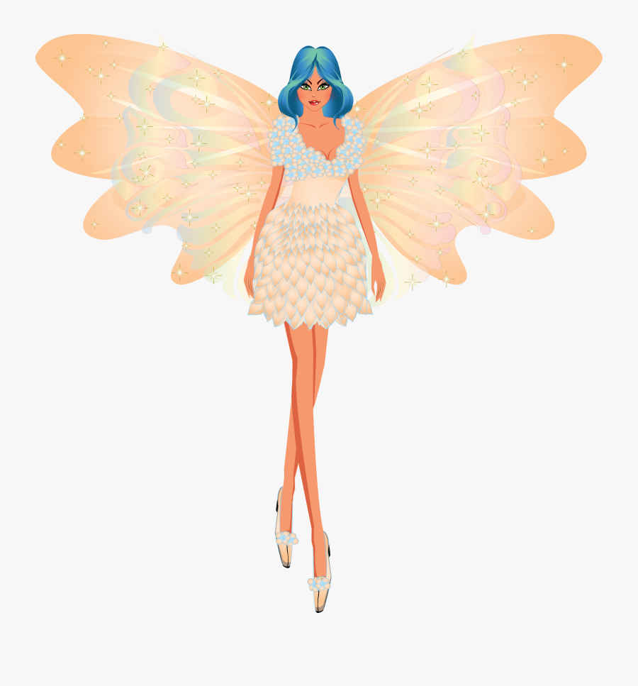 Transparent Butterfly Clip Art - Fairy, Transparent Clipart