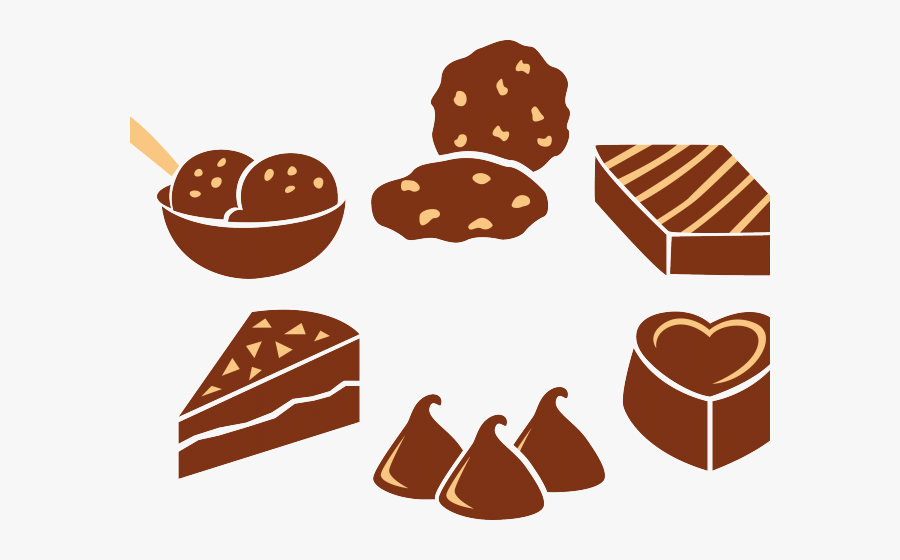 Chocolate Brownie, Transparent Clipart