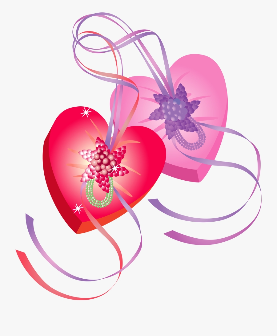 Heart Box Of Chocolates Clipart - Illustration, Transparent Clipart
