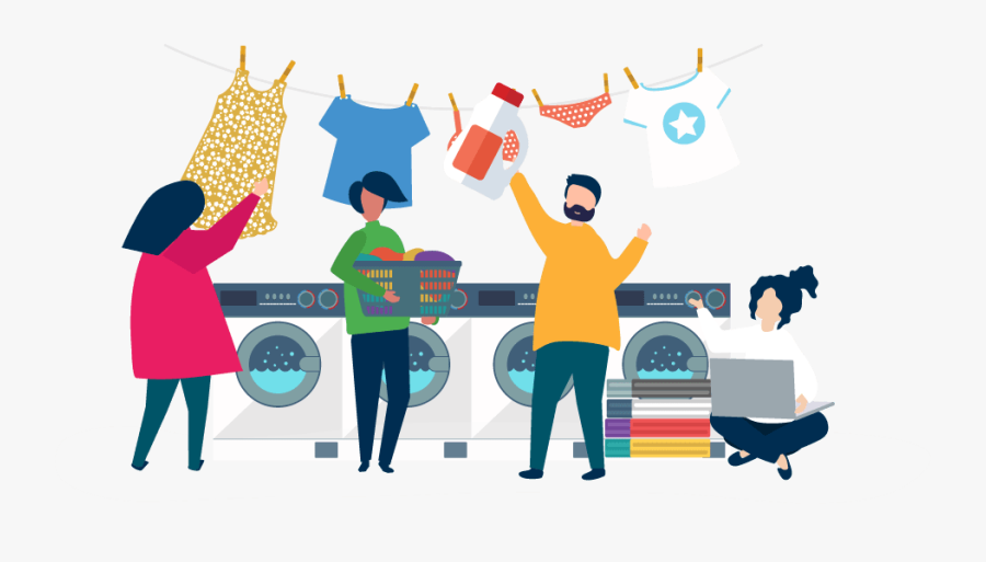 Laundry Apps Builder - Laundry Delivery Png, Transparent Clipart