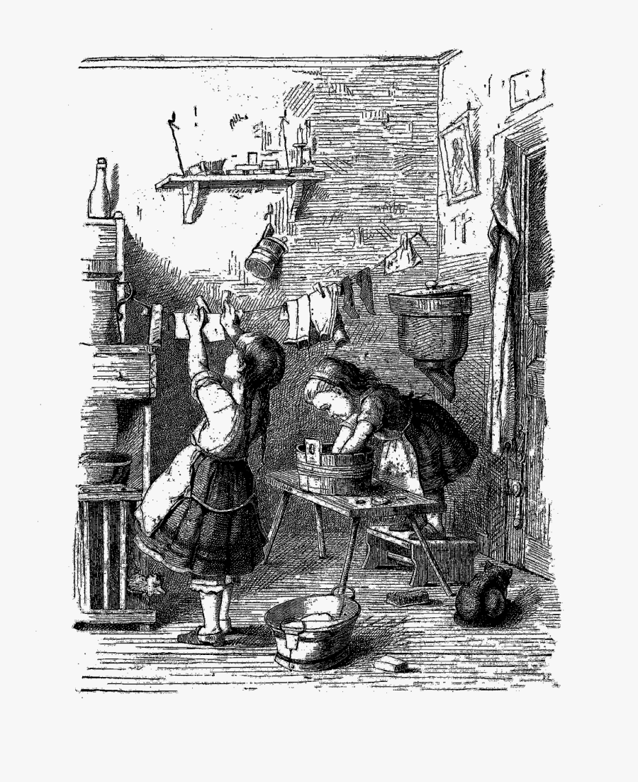 Laundry Clip Art, Transparent Clipart