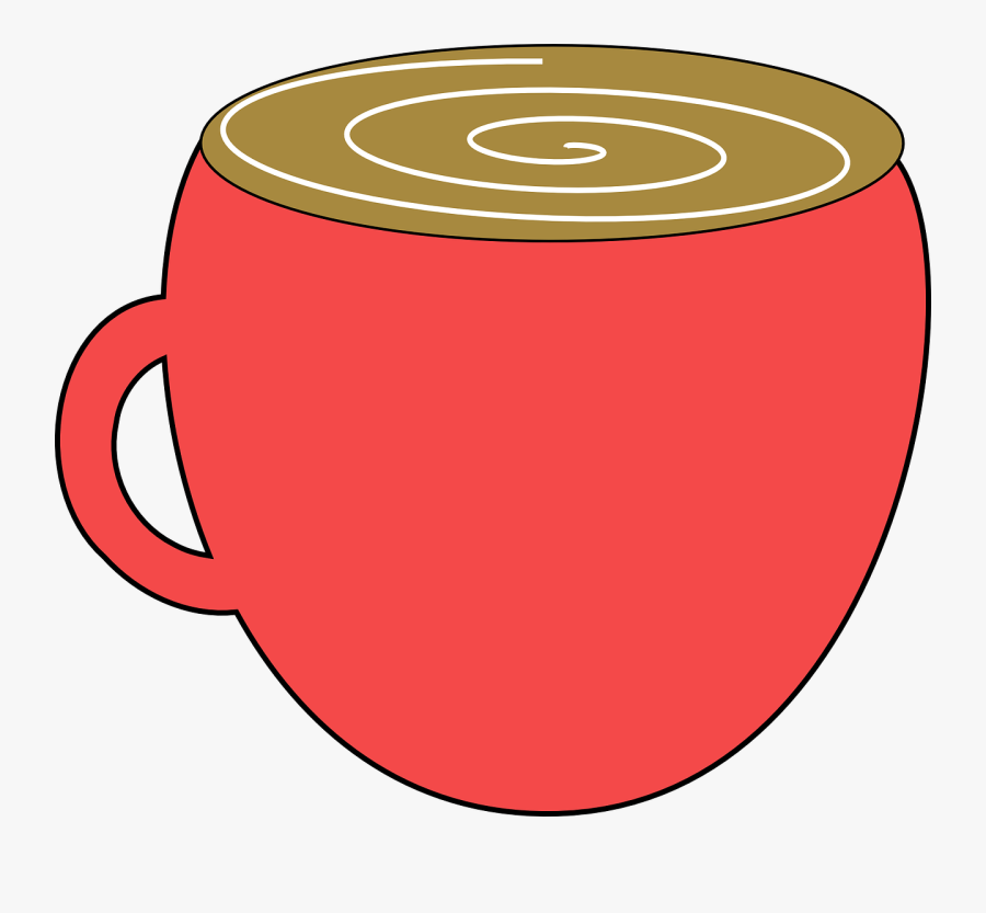 Free Vector Graphic - Coffee Mug Vector Pixabay, Transparent Clipart