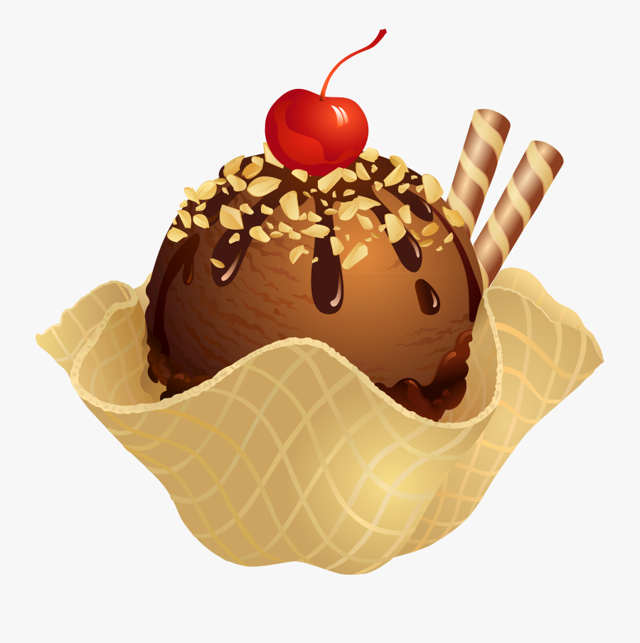 Chocolate Clipart Chocolate Basket - Chocolate Ice Cream Png, Transparent Clipart