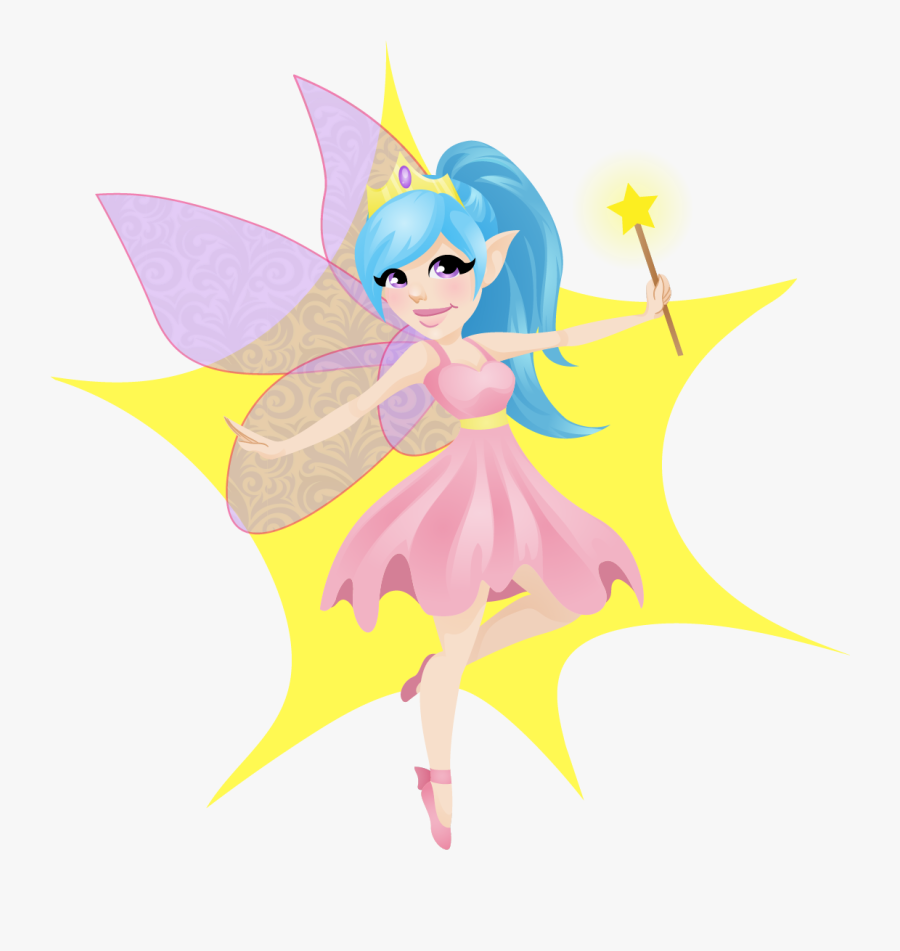 Fairy Clipart Public Domain - Illustration, Transparent Clipart