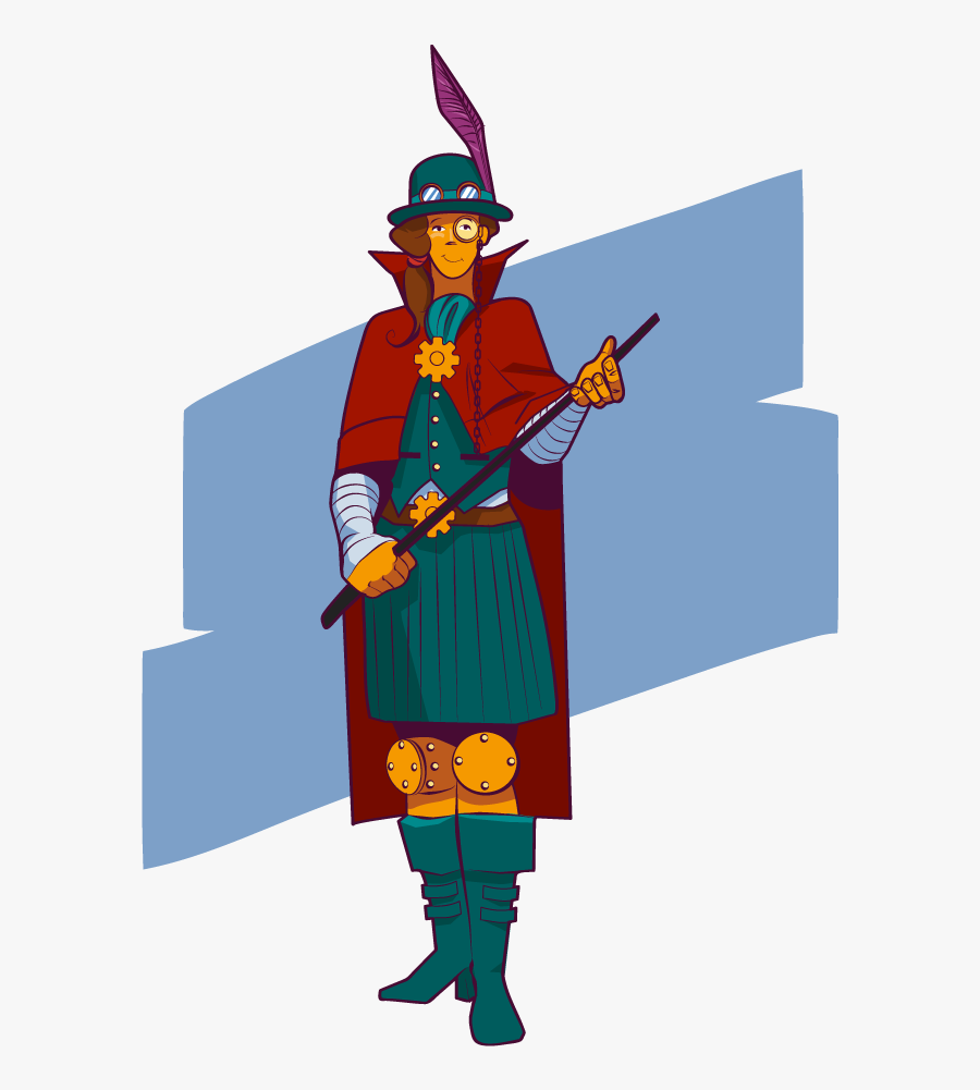 Steampunk Character Concept Art Learning And Training - Cartoon, Transparent Clipart