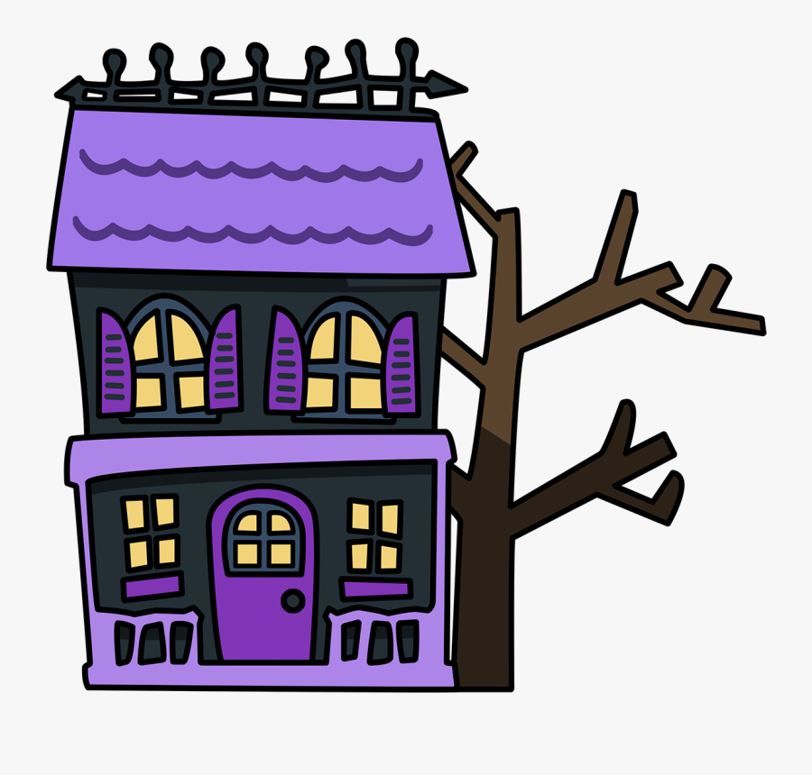 Haunted House Clipart - Clip Art, Transparent Clipart