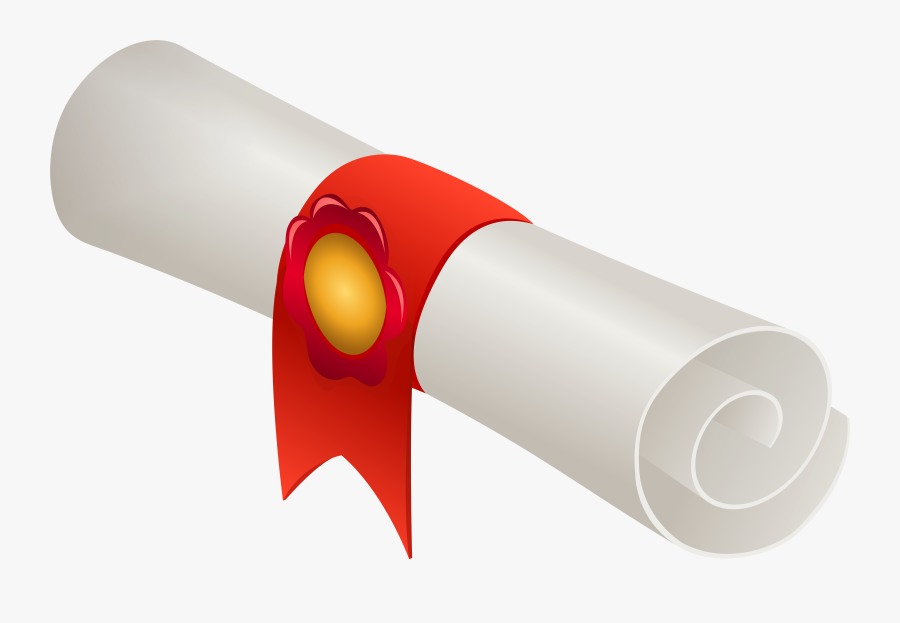 Rose Clip Art Png - Transparent Background Diploma Clipart, Transparent Clipart