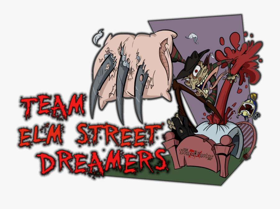 Team Elm Street Dreamers - Elm Street Halloween Art, Transparent Clipart