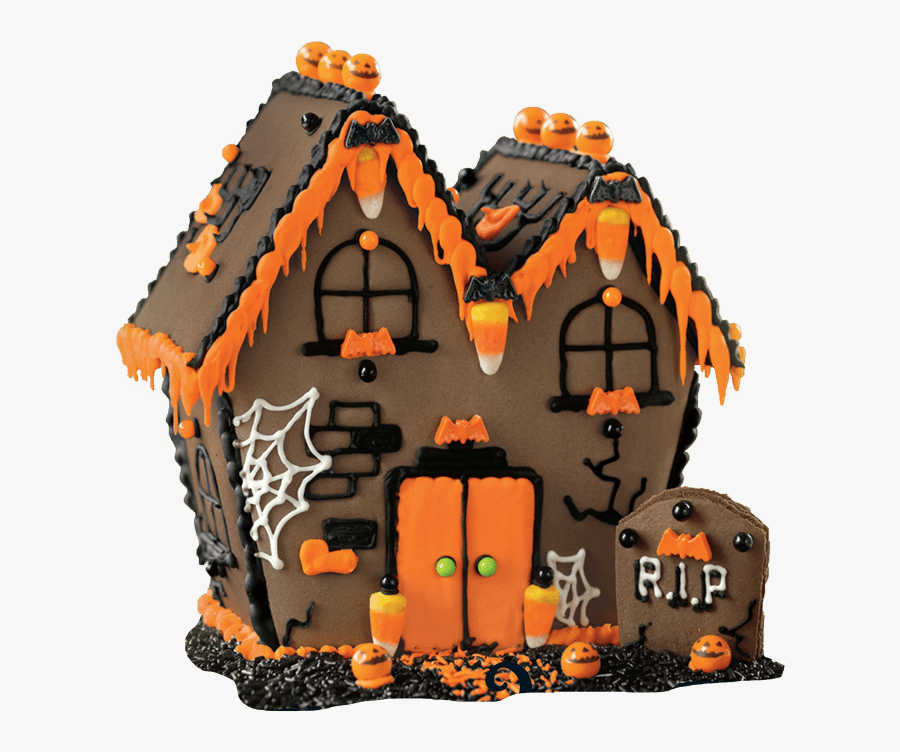 Halloween Haunted Chocolate House Decorating Kit - Chocolate Halloween House Kit, Transparent Clipart