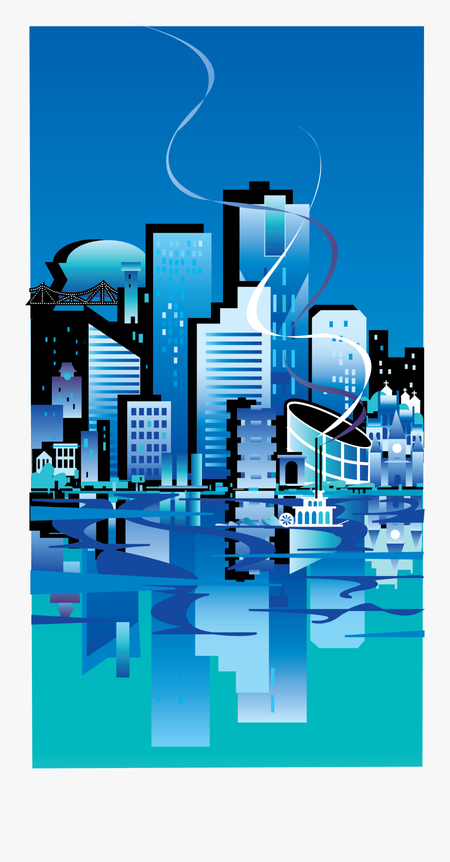 City View Clipart, Transparent Clipart