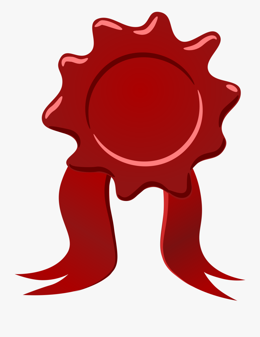 Clipart - Wax Stamp For Certificate, Transparent Clipart