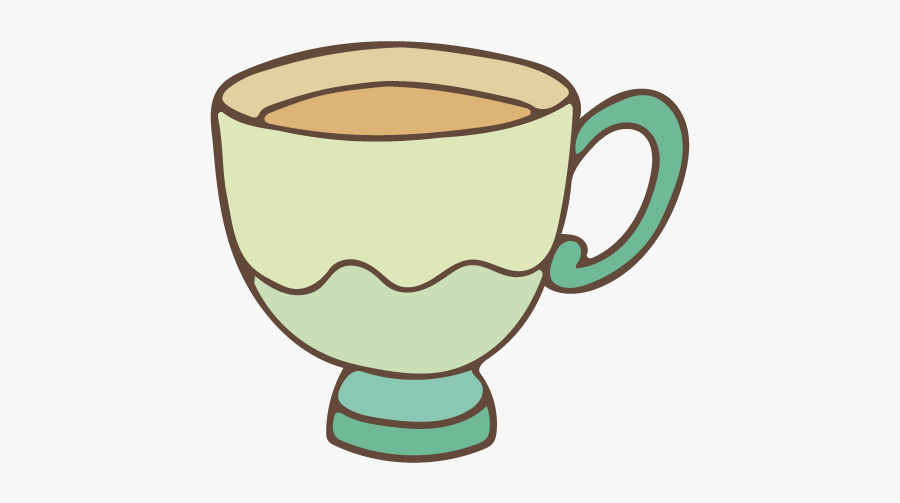 Tea Cup - Transparent Cartoon Tea Cup, Transparent Clipart
