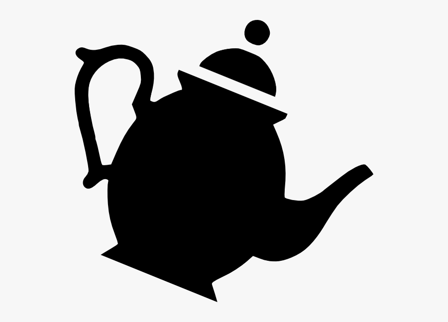 Clip Art Silhouette Image Tea Portable Network Graphics - Teapot Silhouette, Transparent Clipart