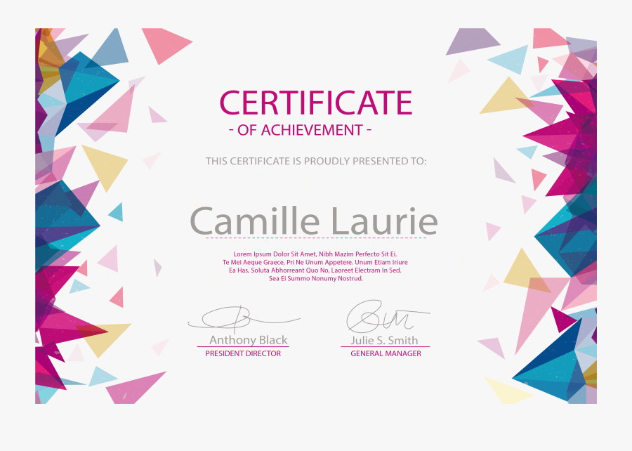 Diploma Euclidean Vector Academic Certificate Graduation - Vector Certificate Border Png, Transparent Clipart