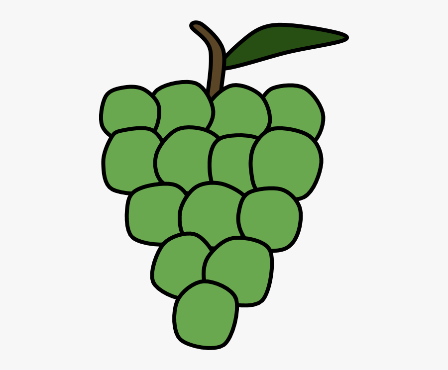 Grapes, Green, Bunch, Transparent Clipart