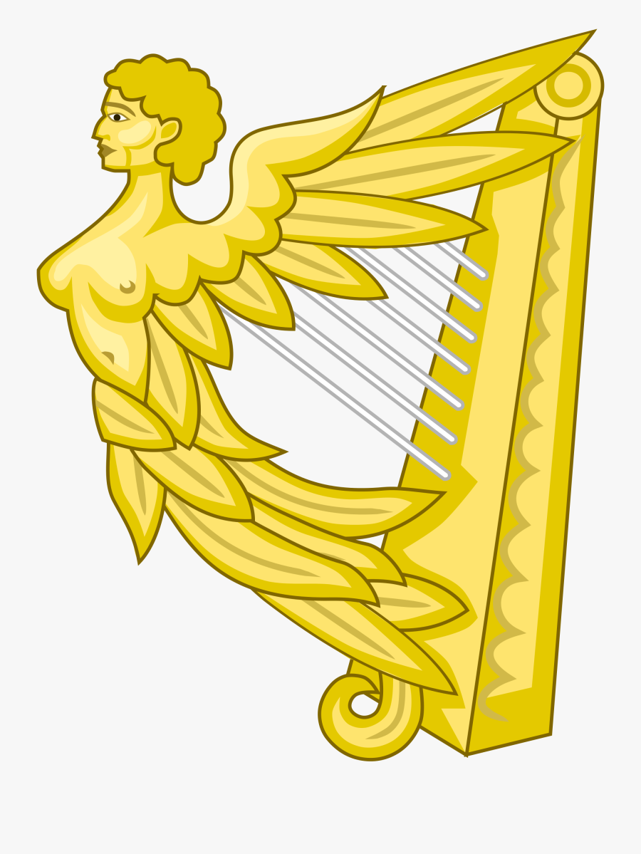 Clip Art Irish Harp Clipart - Transparent Irish Harp Png, Transparent Clipart